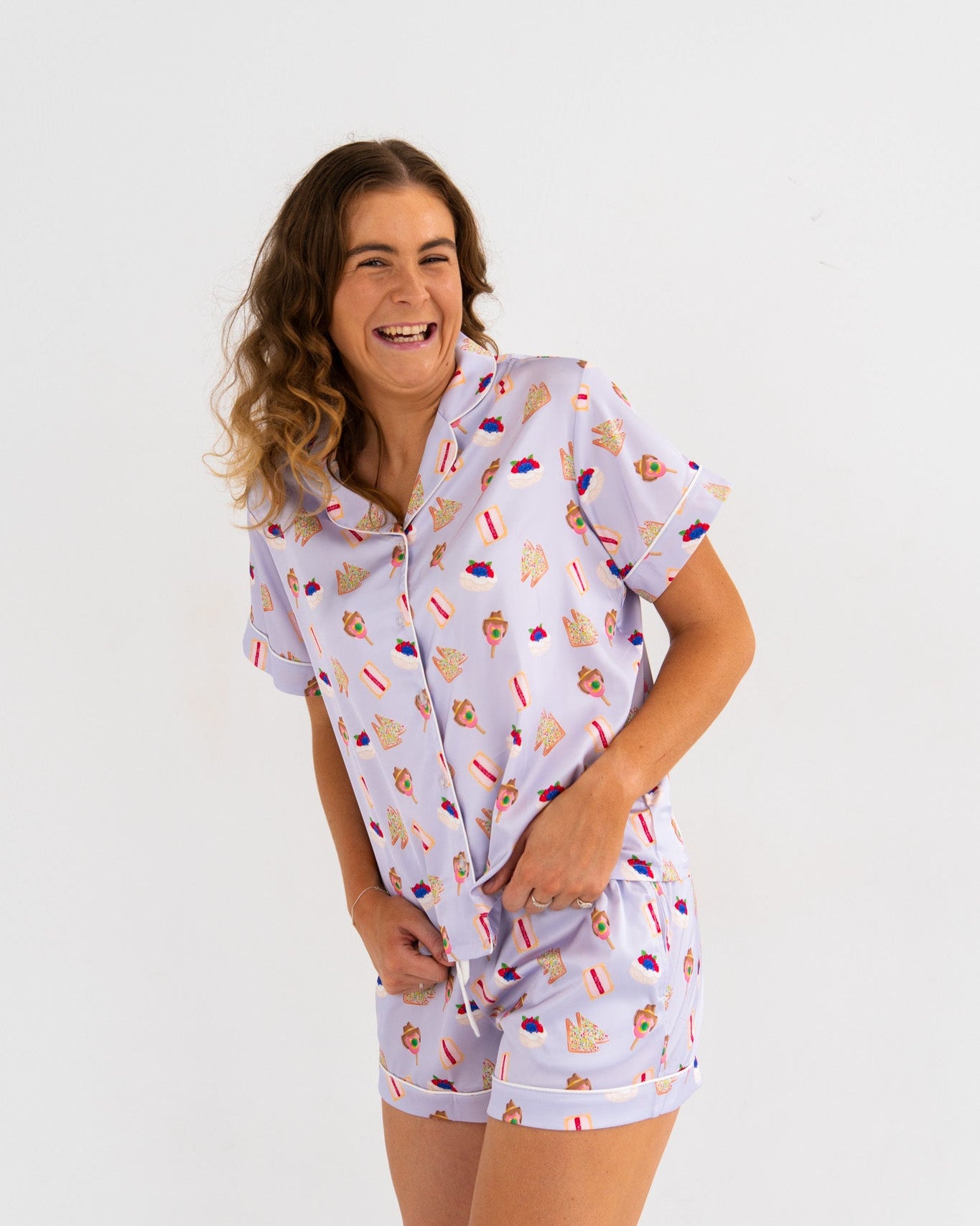 Aussie Sweets Satin Pyjamas