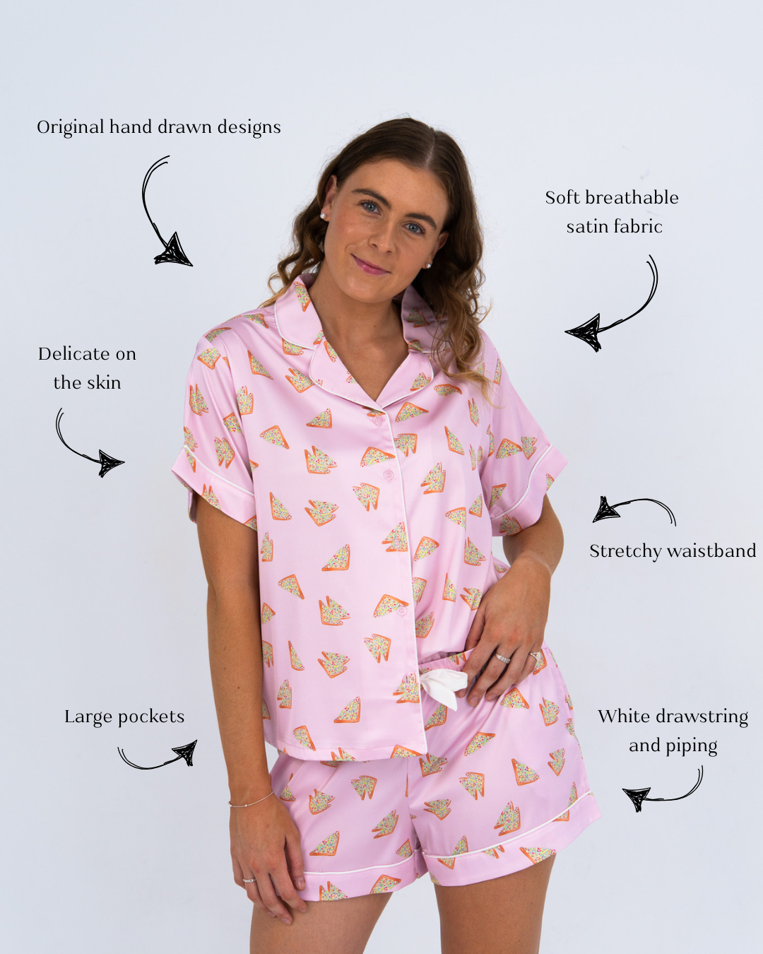 Fairy Bread Satin Set
