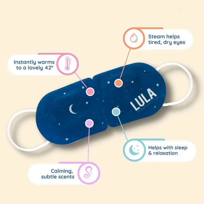 Lula Self-Warming Eye Mask – Lavender (1 Pack)