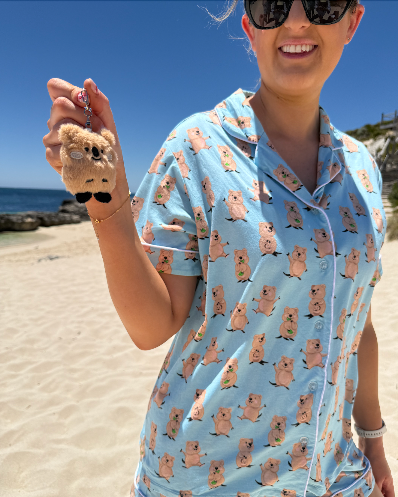 Quokka keychain